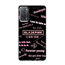 Чехол с музыкальной группой для OPPO A55 (BLACKPINK)