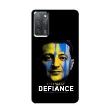 Чехол для OPPO A55 (AlphaPrint - с принтом Зеленского) – В. Зеленский