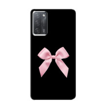 Чехол банты для OPPO A55 – Бант на черном