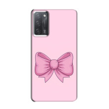 Чехол банты для OPPO A55 – Розовый бантик