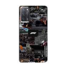 Чехол Формула1 на OPPO A55 – Коллаж Ф1