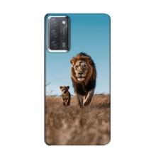 Чехол Король лев на Оппо А55 (Мусафа и Симба)