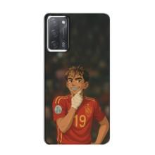 Чехол с футболистом Ламин Ямаль OPPO A55 (Ямаль аниме)