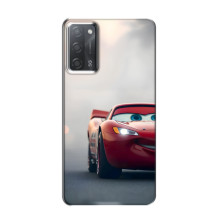 Силиконовый чехол Маквин для OPPO A55 – Маквин на трасе