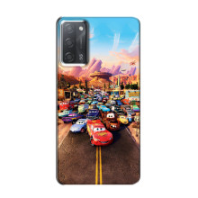 Силиконовый чехол Маквин для OPPO A55 – Тачки Маквин