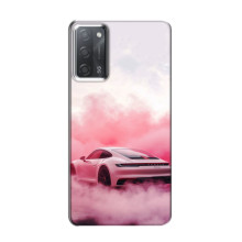 Чохол з авто Порше для OPPO A55 – Рожевий Порше
