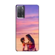 Чехол с мультфильмом Моана OPPO A55 – Моана и Симеа