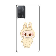 Чохол з принтом Лабубу для OPPO A55 – Бежевий Лабубу