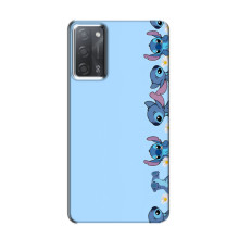 Чехол с принтом Стич на OPPO A55 – Стич фон