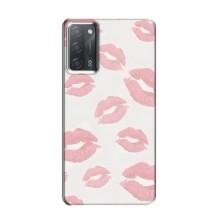 Чехол с розовым рисунком для OPPO A55 – Розовые губы