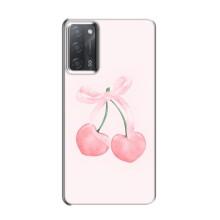 Чехол с розовым рисунком для OPPO A55 – Розовые вишни