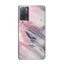 Мраморный чехол на OPPO A55 (VPrint)