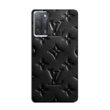 Текстурний Чохол Louis Vuitton для Оппо А55 (Чорний ЛВ)