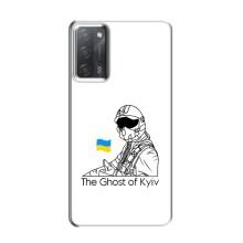 Захисні чохли (Призрак Киева) для OPPO A55 (AlphaPrint) (Льотчик Києва)