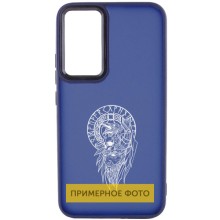 Накладка Oprint Скандинавия White для Oppo A57s / A77s – Navy Blue