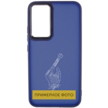 Накладка Oprint Скандинавия White для Oppo A57s / A77s – Navy Blue