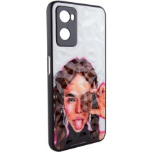 TPU+PC чехол Prisma Ladies для Oppo A57s / A77s (Коричневый)