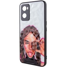 TPU+PC чехол Prisma Ladies для Oppo A57s / A77s – Коричневый