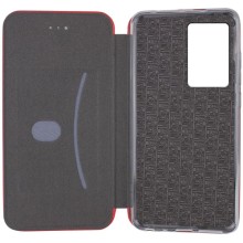 Кожаный чехол-книжка Classy для Oppo A57s / A77s – Красный