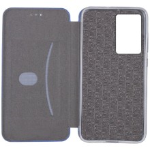 Кожаный чехол-книжка Classy для Oppo A57s / A77s – Синий