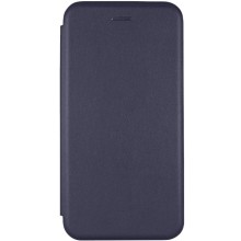 Кожаный чехол-книжка Classy для Oppo A57s / A77s – Темно-синий