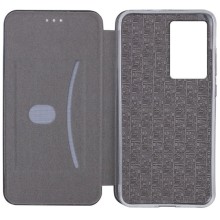 Кожаный чехол-книжка Classy для Oppo A57s / A77s – Черный