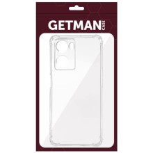 TPU чехол GETMAN Ease logo усиленные углы Full Camera для Oppo A57s / A57 4G / A77s – Прозрачный