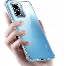 TPU чехол GETMAN Ease logo усиленные углы Full Camera для Oppo A57s / A57 4G / A77s – Прозрачный