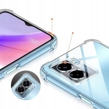 TPU чехол GETMAN Ease logo усиленные углы Full Camera для Oppo A57s / A57 4G / A77s – Прозрачный