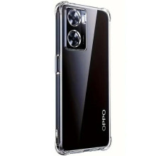 TPU чехол GETMAN Ease logo усиленные углы Full Camera для Oppo A57s / A57 4G / A77s – Прозрачный