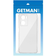 TPU чехол GETMAN Ease logo усиленные углы Full Camera для Oppo A57s / A57 4G / A77s – Прозрачный