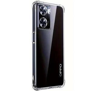 TPU чехол GETMAN Ease logo усиленные углы Full Camera для Oppo A57s / A57 4G / A77s – Прозрачный