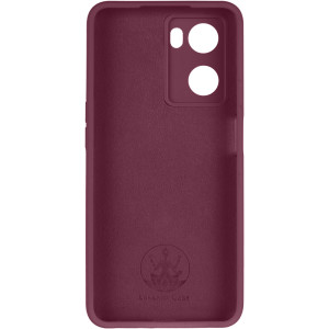 Чехол Silicone Cover Lakshmi Full Camera (AAA) для Oppo A57s / A77s – Бордовый