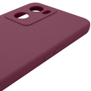 Чехол Silicone Cover Lakshmi Full Camera (AAA) для Oppo A57s / A77s – Бордовый