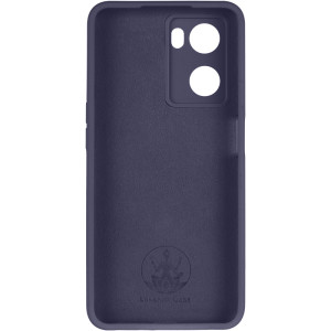 Чехол Silicone Cover Lakshmi Full Camera (AAA) для Oppo A57s / A77s – Темно-синий