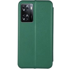 Кожаный чехол (книжка) Classy для Oppo A57s / A77s – Зеленый
