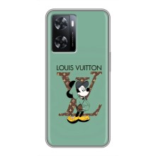 Чохли Луі Вітон для Oppo a57s (AlphaPrint - LOUIS VUITTON) (Міккі Маус LV)