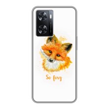 Чехлы с картинкой Лисички для Oppo a57s (VPrint) (Девочка Лиса)