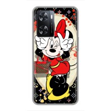 Чохол Disney Mouse Oppo a57s (PREMIUMPrint) – Мінні peace