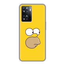 Чехол с Симпсонами для Oppo a57s (VPrint) (Гомер)
