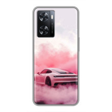 Чехол с авто Порше для Oppo a57s – Розовый Порше