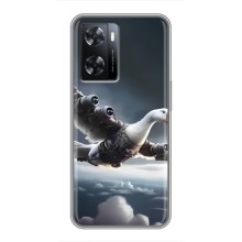 Чехол с мемом Тралалело тралала на Oppo a57s (Бомбардини гусини)