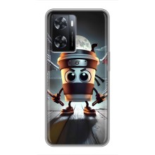 Чехол с мемом Тралалело тралала на Oppo a57s (Капучино асасино)