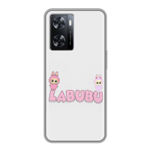 Чохол з принтом Лабубу для Oppo a57s – Логотип Лабубу