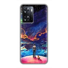 Космические Чехлы для Оппо А57с (VPrint) (Галактический вид)