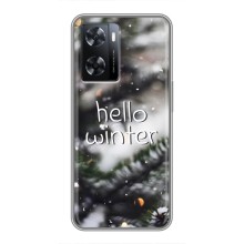 Новорічні, Святкові Чохли для Oppo a57s - 2024 год – Hello winter