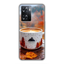 Чехол с уникальным дизайном «Осень с кофе» для Oppo a57s – Кофе на природе