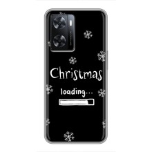 Рождественские, Праздничные Чехлы для Оппо А57с (Christmas loading)