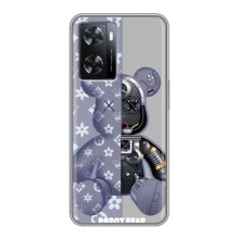 Силиконовый чехол для Oppo a57s – Медведь Louis Vuitton