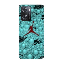 Силиконовый Чехол Nike Air Jordan на Оппо a57s – Джордан Найк